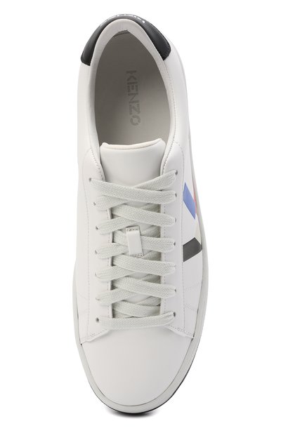 Кожаные кеды KENZO белого цвета по цене 39050 руб., арт. FA65SN170L50, фото 5 Кожаные кеды KENZO, арт. FA65SN170L50, фото 5