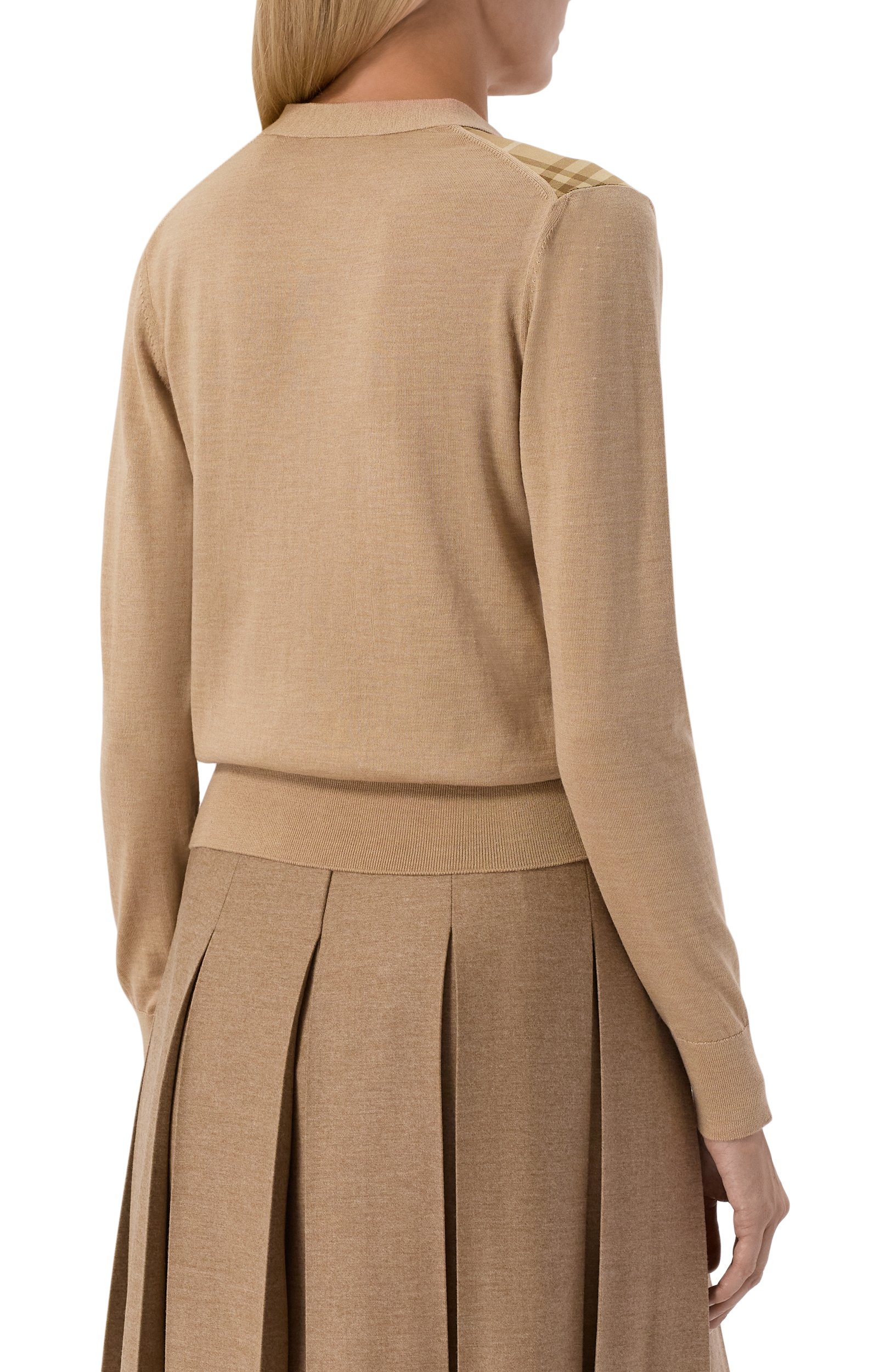 Кардиган из шерсти и шелка BURBERRY, арт. 8128351, фото 4