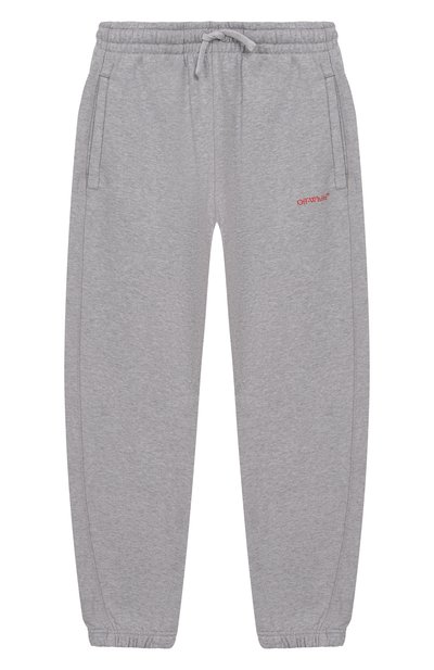 Хлопковые джоггеры OFF-WHITE, арт. 0BCH001S25FLE001/12+