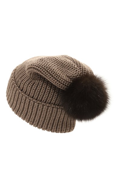 Шерстяная шапка с отделкой из соболя BLACK SABLE, арт. BS-47CC10, фото 2