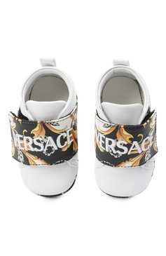 Кожаные пинетки VERSACE, арт. YFX00028/YB00337, фото 4