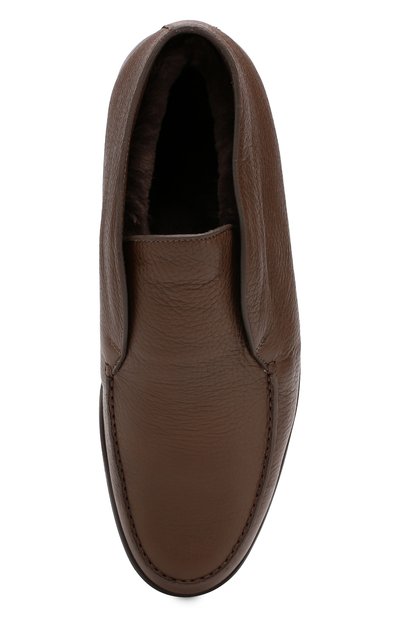 Кожаные ботинки open walk  с внутренней меховой отделкой LORO PIANA, арт. FAI5538, фото 5