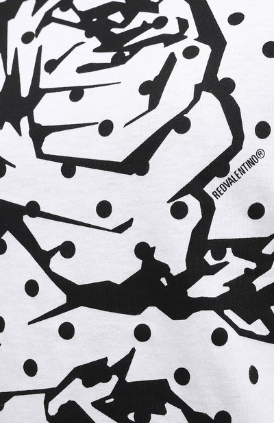 Хлопковая футболка REDVALENTINO, арт. UR0MG08F/5J8, фото 5