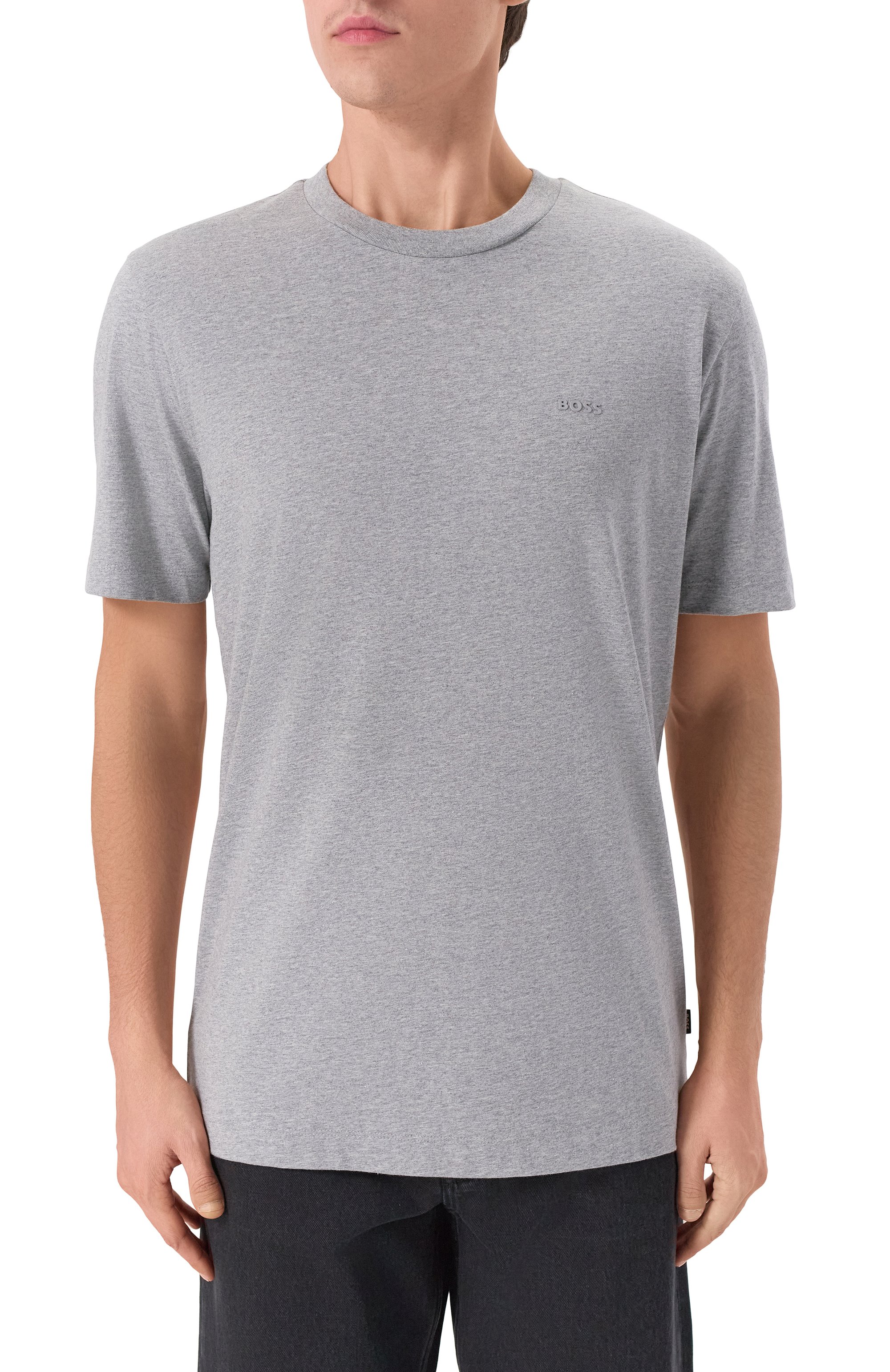 Хлопковая футболка BOSS, арт. 50468347, фото 3