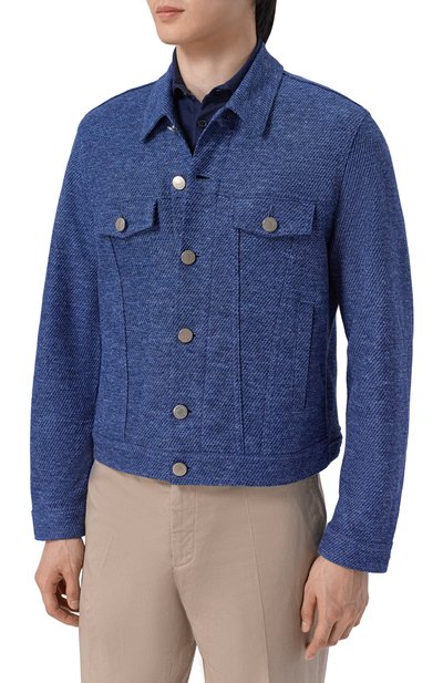 Куртка изо льна и хлопка JACOB COHEN, арт. JUM_H0076 082 M4558 RW, фото 3