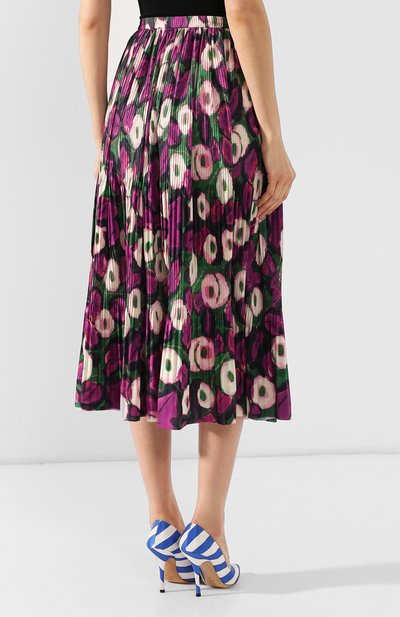 Юбка с принтом DRIES VAN NOTEN разноцветного цвета по цене 53550 руб., арт. 191-10873-7233, фото 4 Юбка с принтом DRIES VAN NOTEN, арт. 191-10873-7233, фото 4