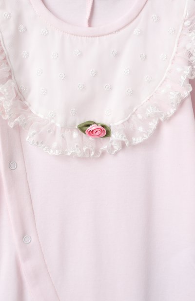 Хлопковый комбинезон MONNALISA, арт. 35E220, фото 3