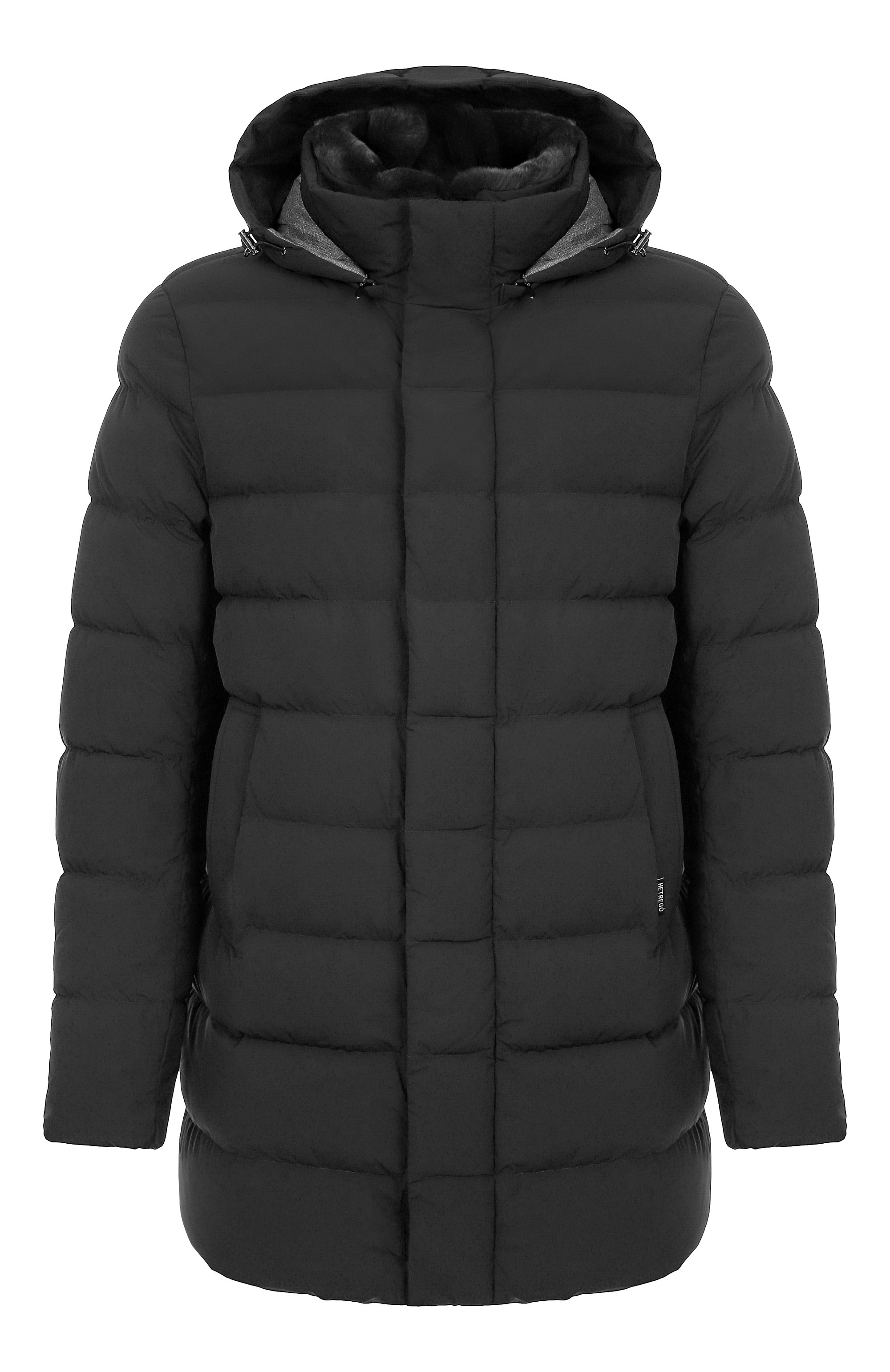 Пуховик с воротником из кролика HETREGO, арт. 8P435R/WILLIAM, фото 1