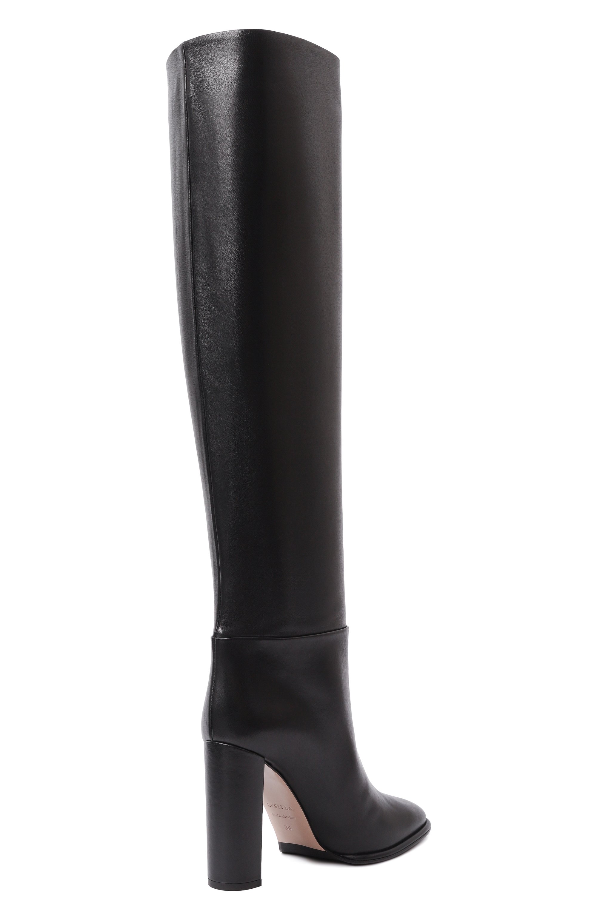 Кожаные ботфорты megan LE SILLA, арт. 7061C100RBPPESY/001, фото 5