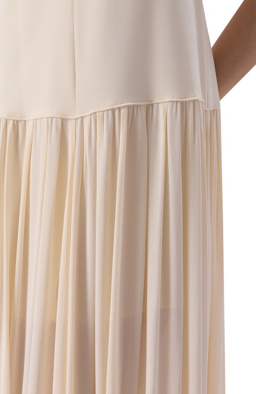 Платье из вискозы Forte_forte 13560_MY DRESS Кремовый  13560_MY DRESS Фото 5