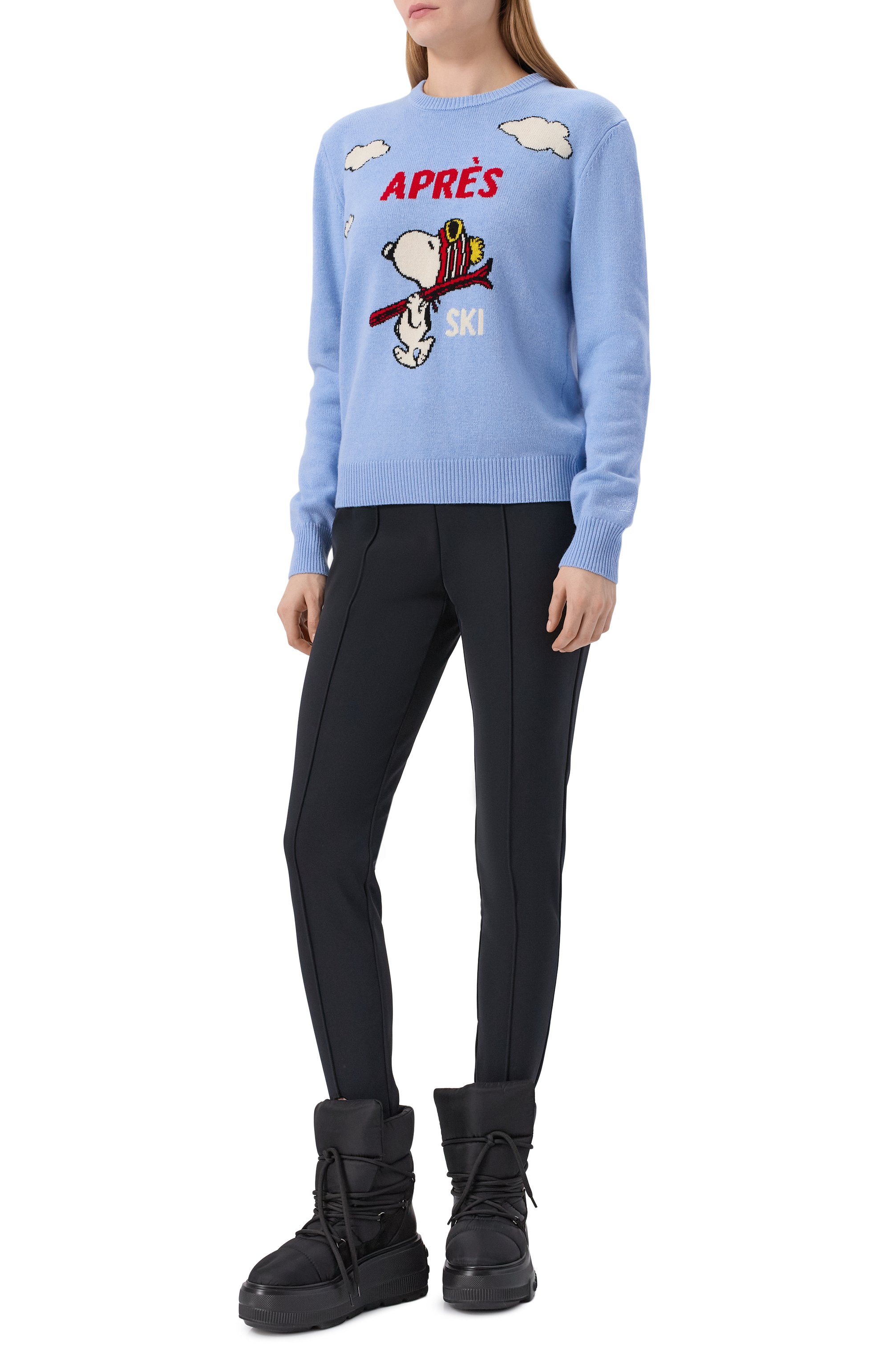 Пуловер из шерсти и вискозы MC2 SAINT BARTH голубого цвета по цене 27250 руб., арт. QUE0018-04157I/NEW QUEEN C, фото 2 Пуловер из шерсти и вискозы MC2 SAINT BARTH, арт. QUE0018-04157I/NEW QUEEN C, фото 2