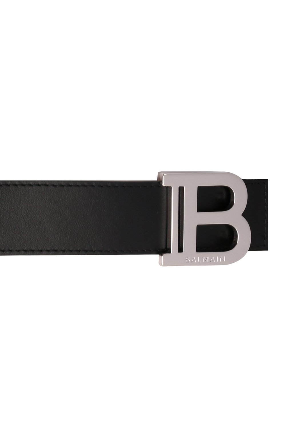Кожаный ремень BALMAIN черного цвета по цене 47200 руб., арт. WM0WJ000/LVTL, фото 4 Кожаный ремень BALMAIN, арт. WM0WJ000/LVTL, фото 4