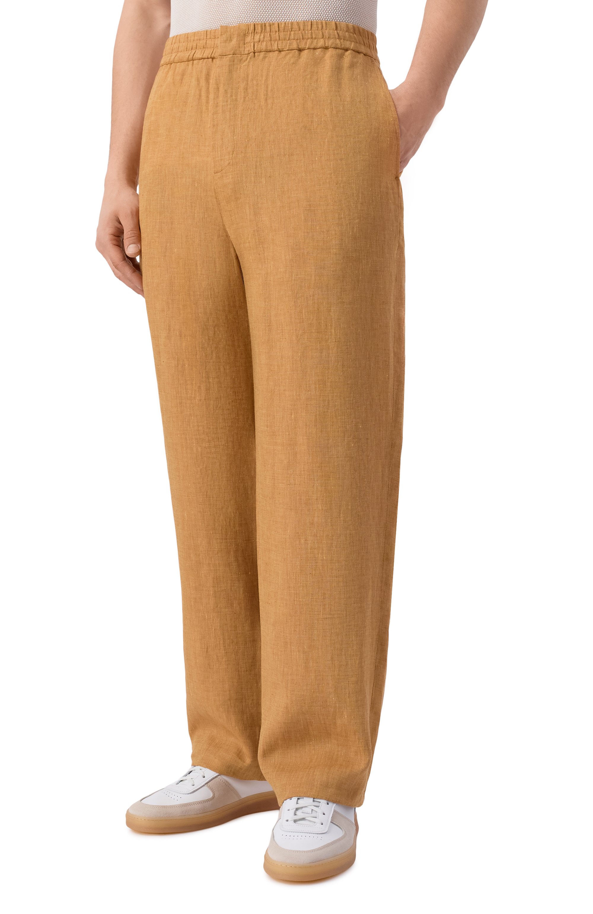 Льняные брюки 12 STOREEZ, арт. 137188, фото 3