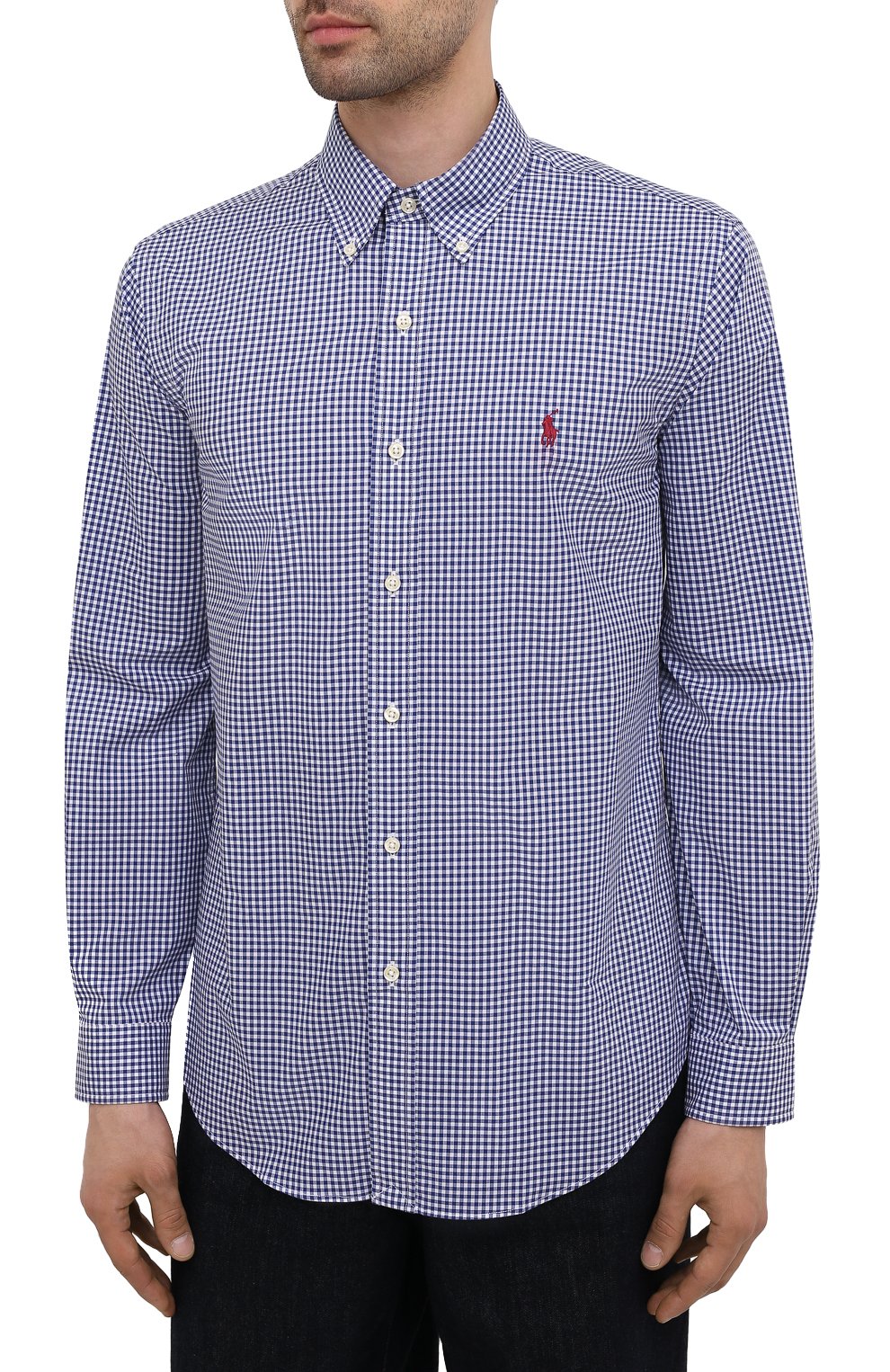 Хлопковая рубашка POLO RALPH LAUREN, арт. 710842631/4656A, фото 3