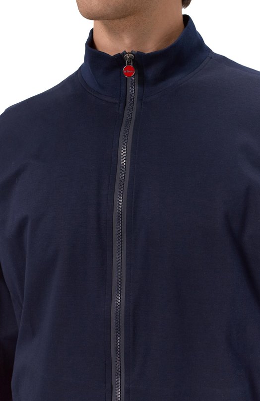 Хлопковый кардиган Kiton UMC032K06R4911_5XL-8XL Синий  UMC032K06R4911_5XL-8XL Фото 5