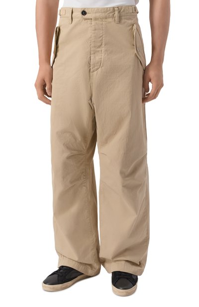 Хлопковые брюки DSQUARED2 бежевого цвета по цене 83600 руб., арт. S74KB1170/S41794, фото 3 Хлопковые брюки DSQUARED2, арт. S74KB1170/S41794, фото 3