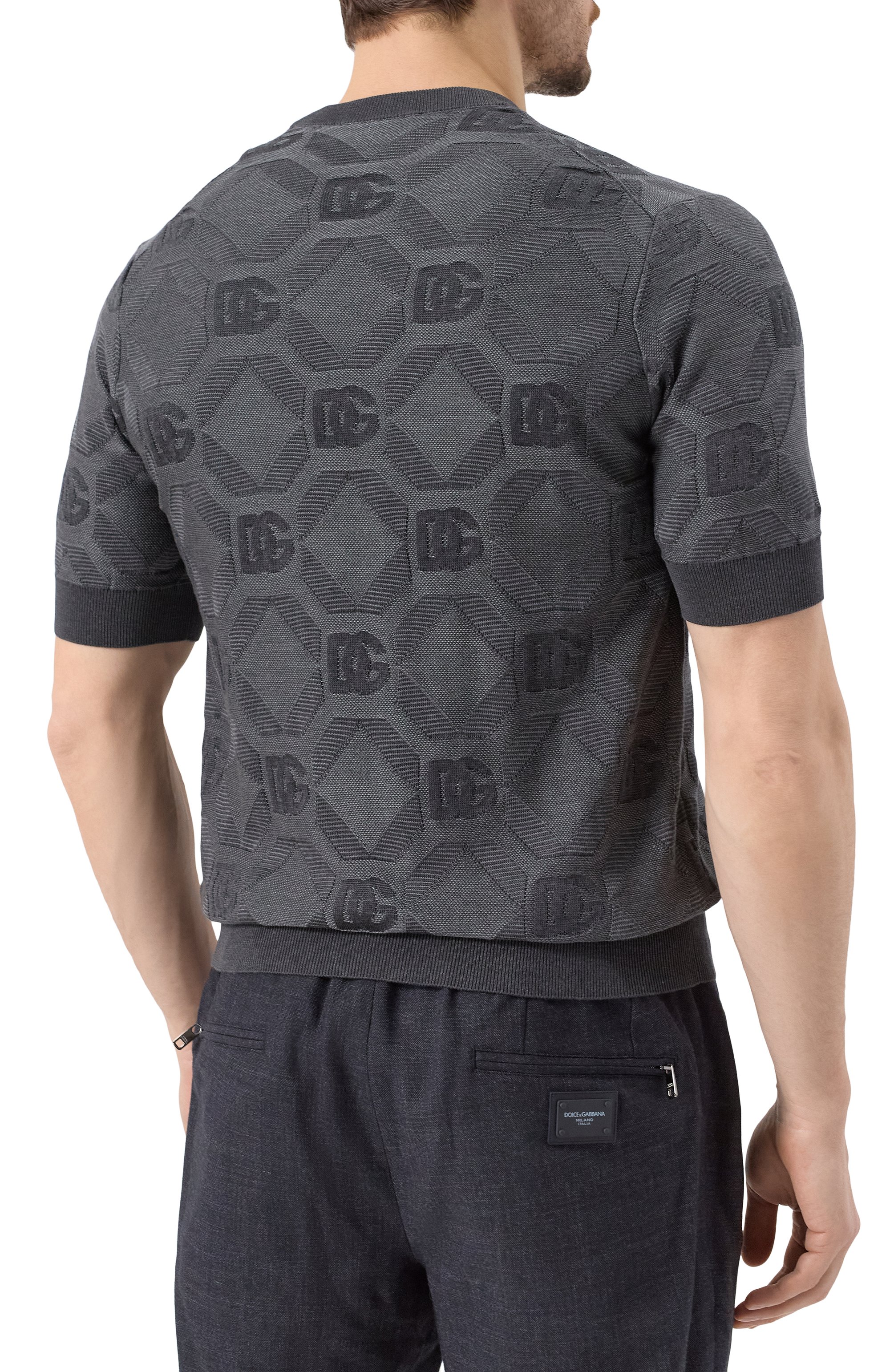 Шелковый джемпер DOLCE & GABBANA, арт. GXX03T/JBSK7, фото 4