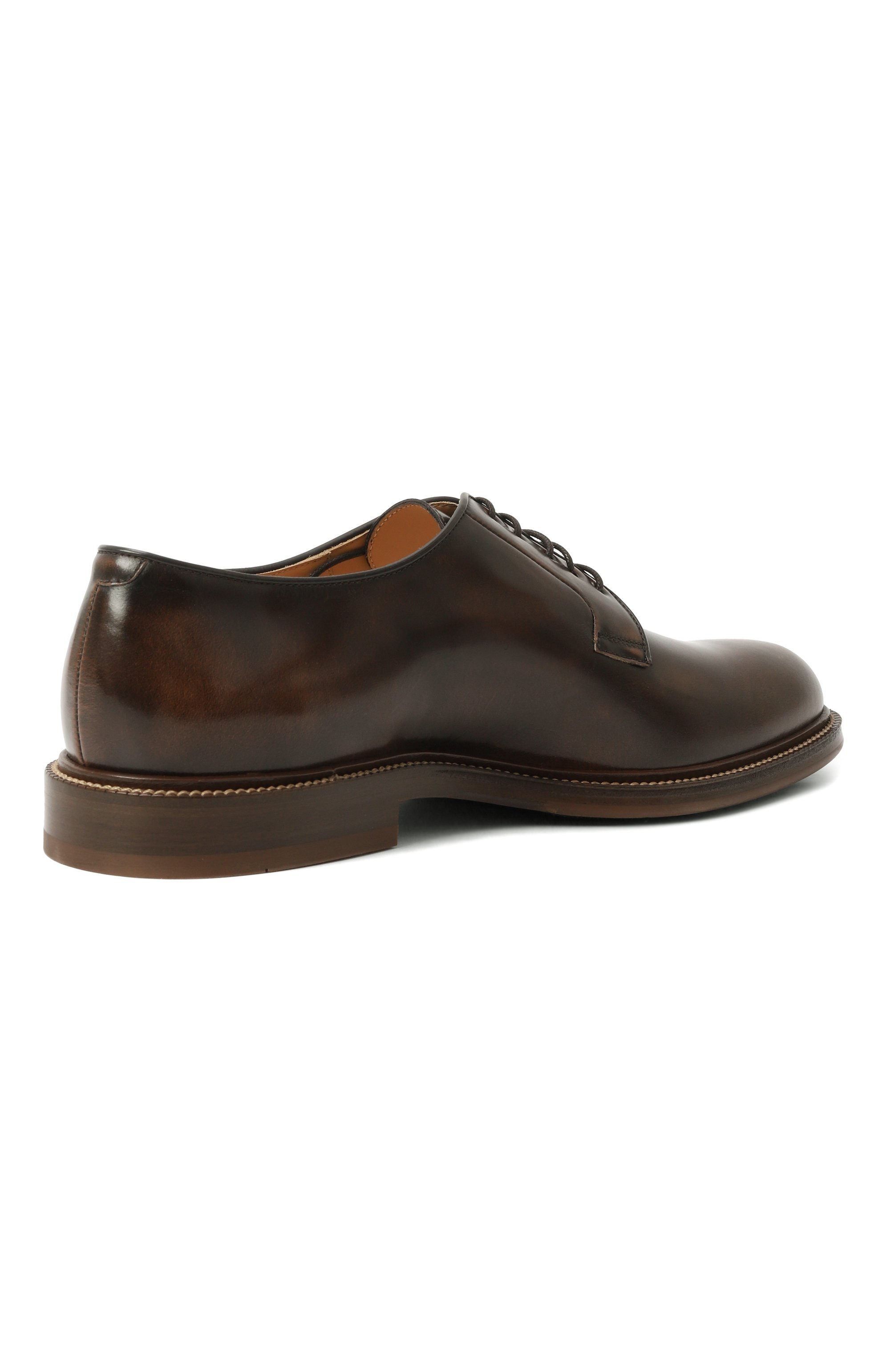 Кожаные дерби BRUNELLO CUCINELLI, арт. MZURESU724, фото 5