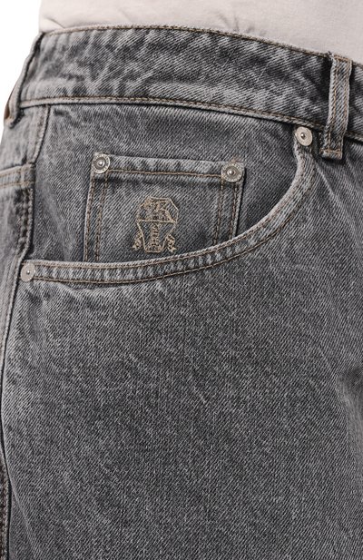 Джинсы loose fit BRUNELLO CUCINELLI, арт. MA095B2172, фото 5