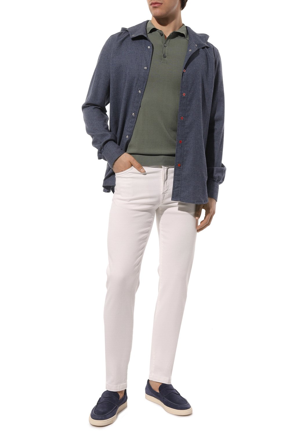 Брюки из хлопка и шелка MARCO PESCAROLO, арт. NERAN0M18/47J01, фото 2