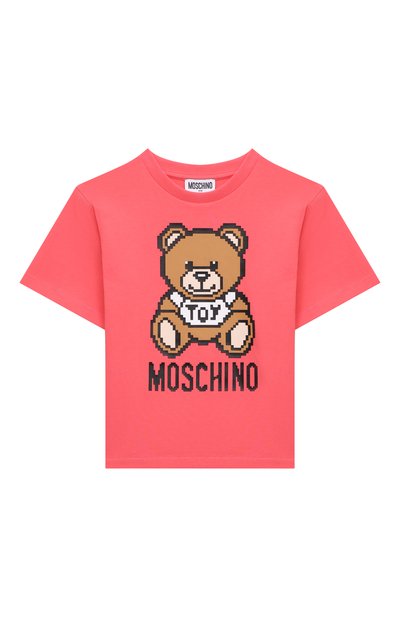 Хлопковая футболка MOSCHINO, арт. H9M02X/LBA10/4A-8A, фото 1