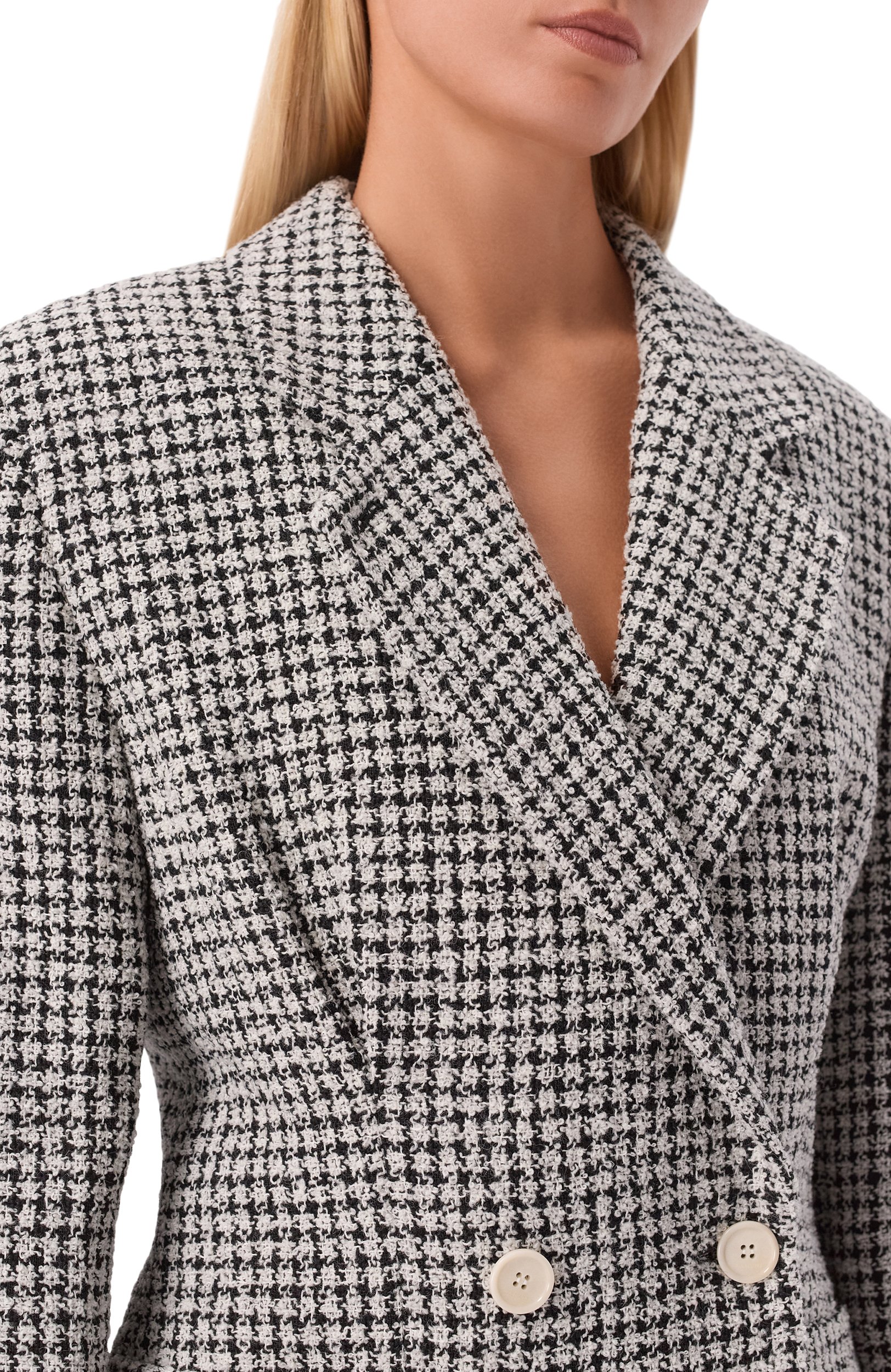 Твидовый жакет LANVIN серого цвета по цене 344000 руб., арт. RW-JA0117-6386-A26, фото 5 Твидовый жакет LANVIN, арт. RW-JA0117-6386-A26, фото 5