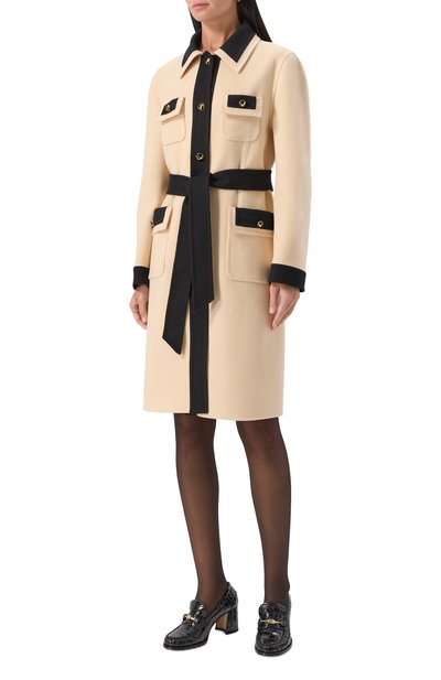 Пальто из шерсти и кашемира VALENTINO, арт. 7B3CA7S0/6JA, фото 3