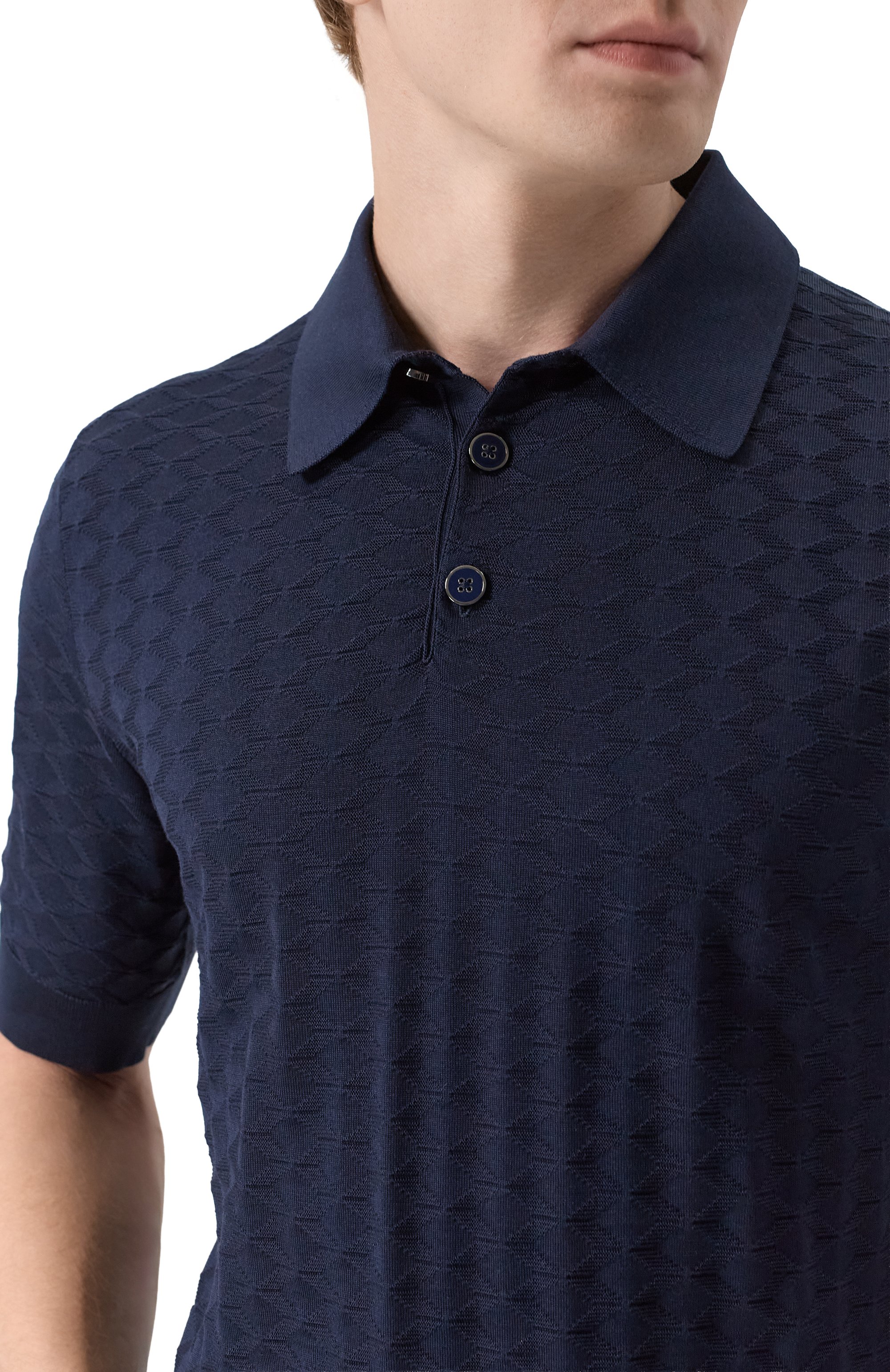 Шелковое поло DOLCE & GABBANA, арт. GXZ02Z/JBS0F, фото 5