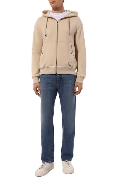 Мужской толстовка из хлопка и шелка AGNONA, арт. TN06U1E/Y2054E