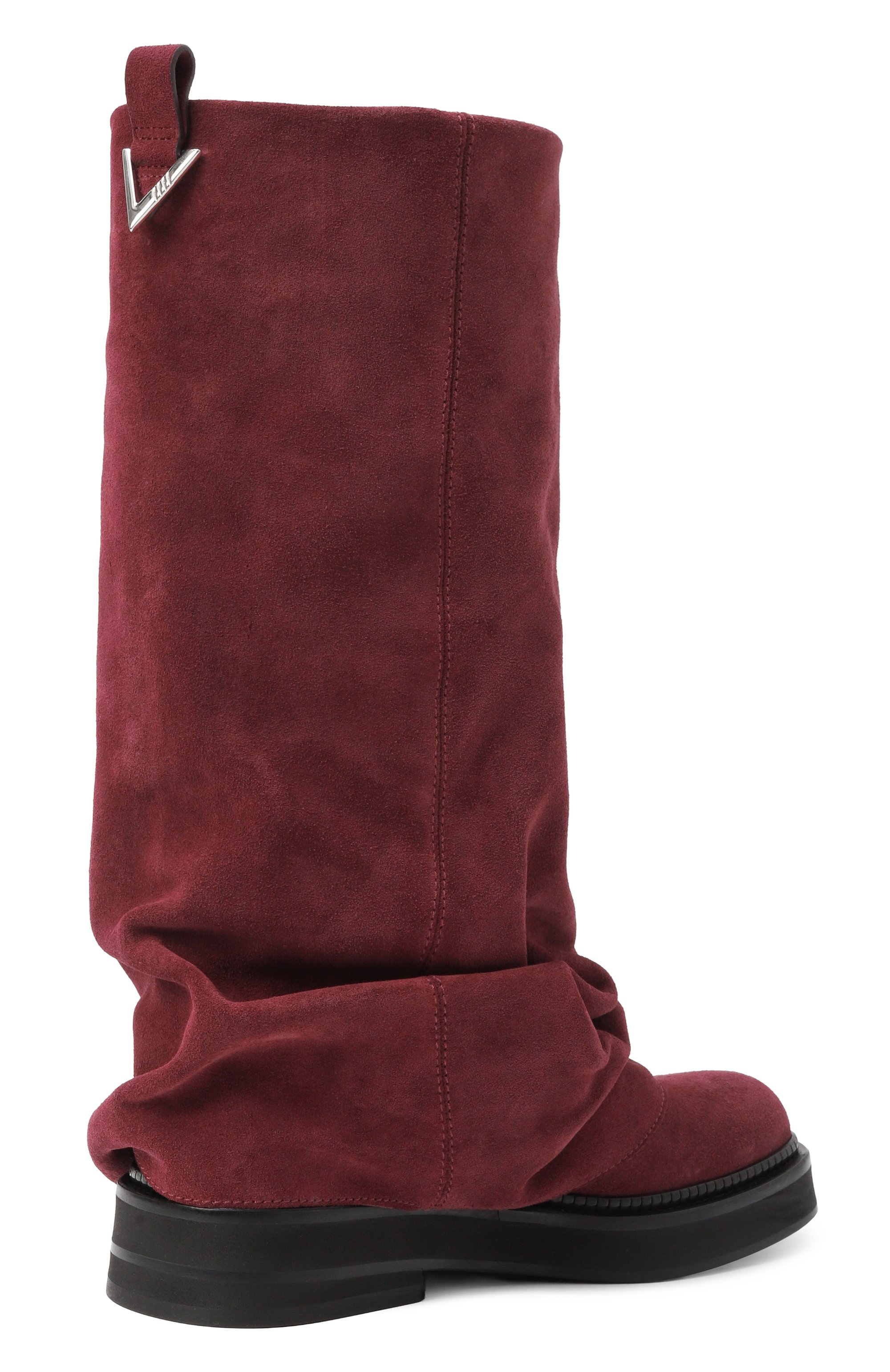 Замшевые сапоги robin THE ATTICO бордового цвета по цене 131000 руб., арт. 251WSH00798/LBT040AA, фото 5 Замшевые сапоги robin THE ATTICO, арт. 251WSH00798/LBT040AA, фото 5