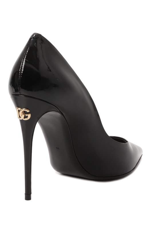 Лакированные туфли Cardinale 105 Dolce & Gabbana CD1710/A1471 Чёрный  CD1710/A1471 Фото 5