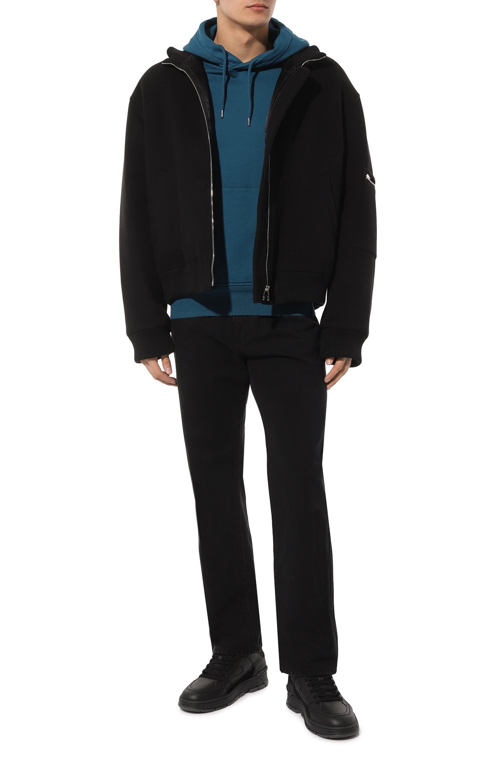 Хлопковое худи C.P. COMPANY, арт. 16CMSS099A110044R, фото 2