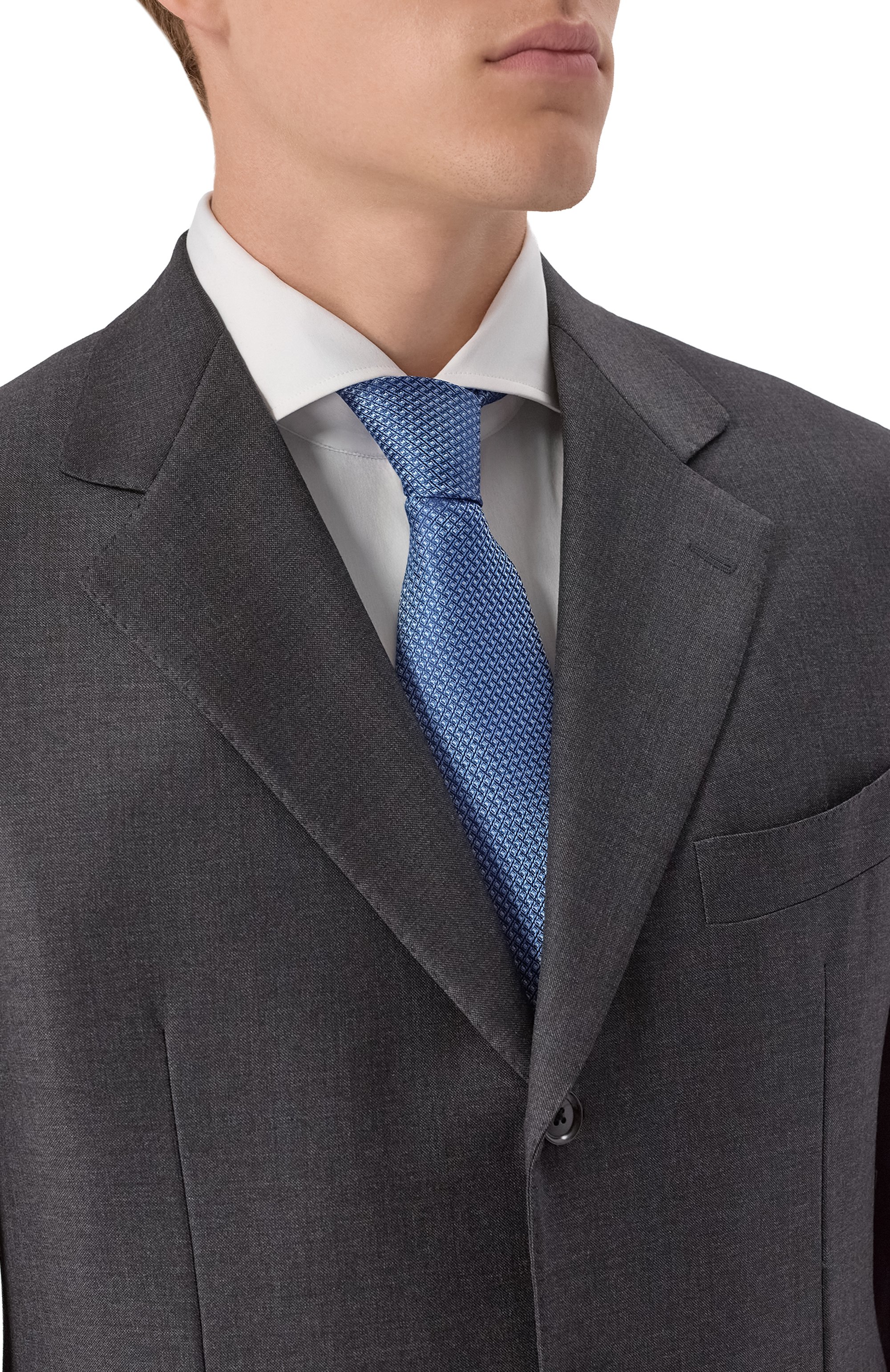 Шелковый галстук KITON, арт. UCRVKLC06L3701, фото 2