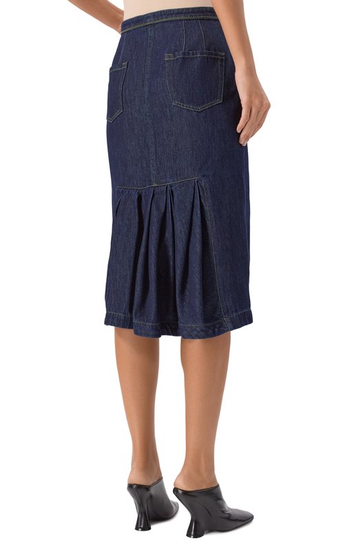 Джинсовая юбка Dries Van Noten 010862-2381-507 Синий  010862-2381-507 Фото 4