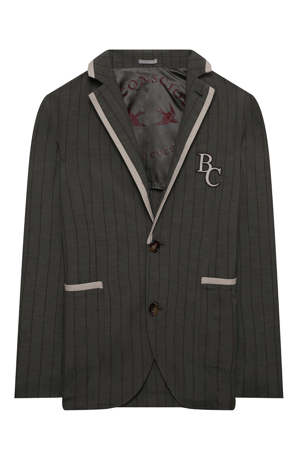 Костюм из шелка и льна BRUNELLO CUCINELLI, арт. BW439A110B, фото 2