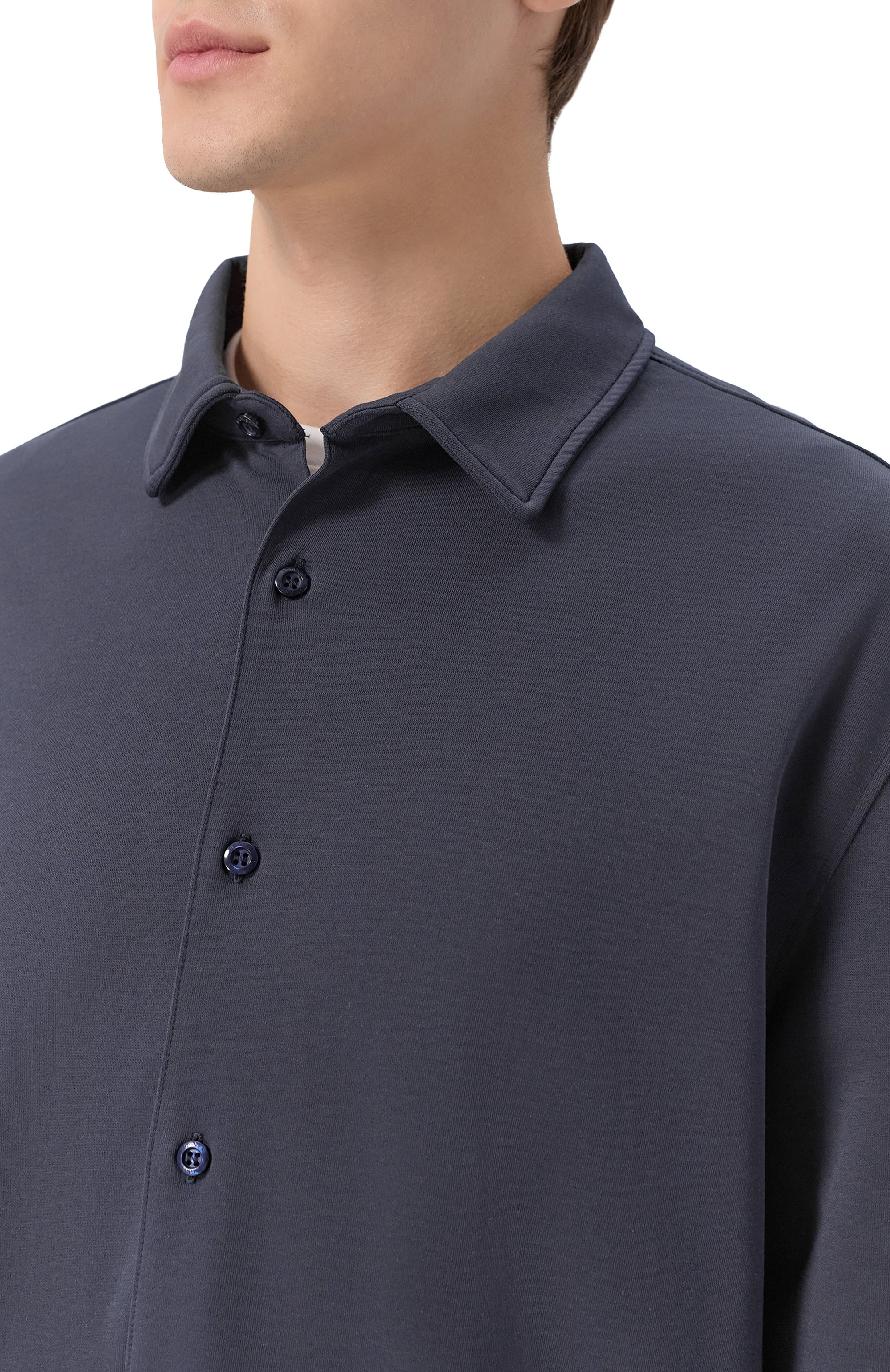 Рубашка BOGNER темно-синего цвета по цене 23700 руб., арт. 58079784, фото 5 Рубашка BOGNER, арт. 58079784, фото 5