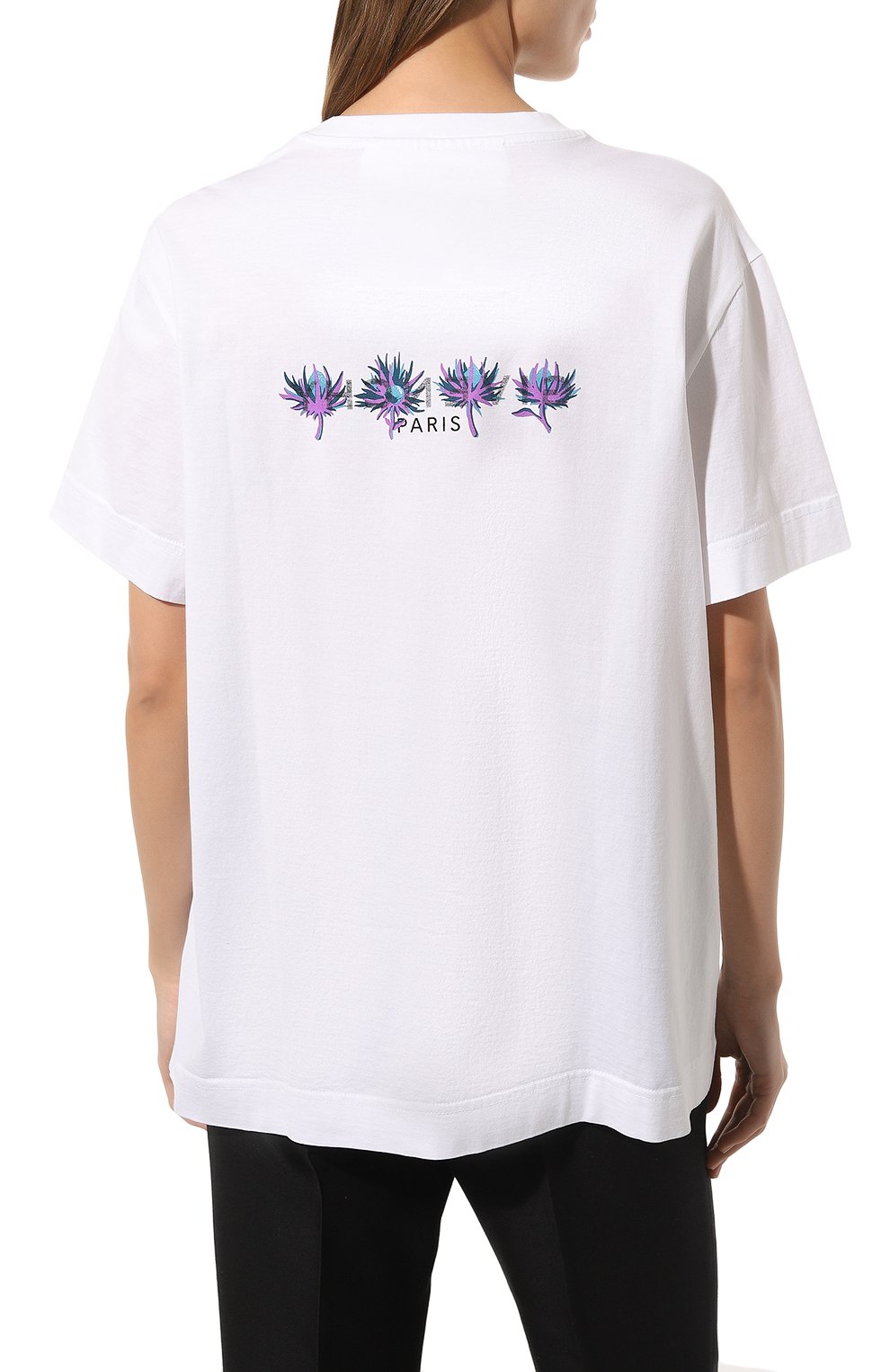 Хлопковая футболка GIVENCHY белого цвета по цене 64650 руб., арт. BW707Z3/ZBC100, фото 4 Хлопковая футболка GIVENCHY, арт. BW707Z3/ZBC100, фото 4