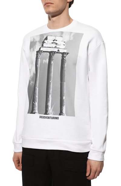Хлопковый свитшот DIEGO VENTURINO, арт. SS22-DV FLG TAB, фото 3