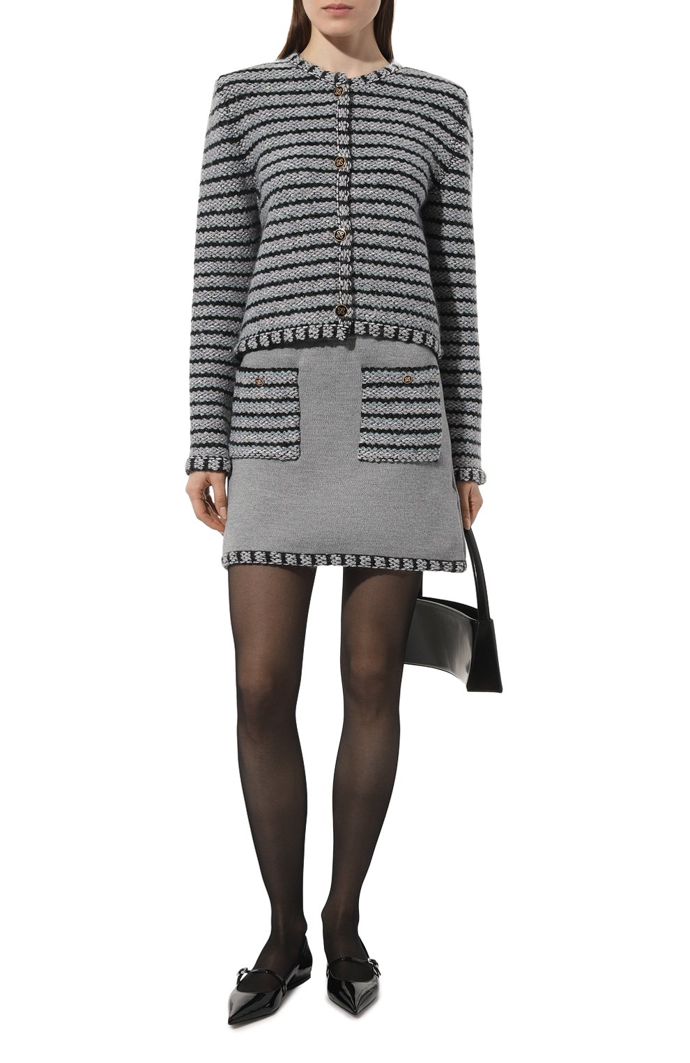 Юбка из шерсти и вискозы AND THE BRAND, арт. S24-SK027-1202-901, фото 2