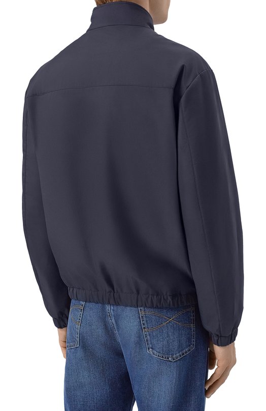 Бомбер Canali 041087U/SG03467 Синий  041087U/SG03467 Фото 4