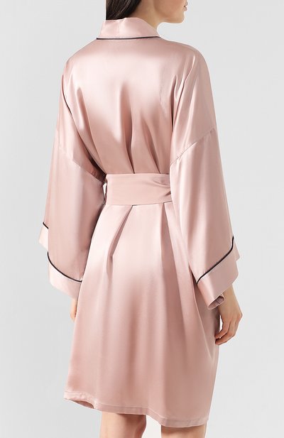 Шелковый халат OLIVIA VON HALLE светло-бежевого цвета по цене 43200 руб., арт. CT0024, фото 4 Шелковый халат OLIVIA VON HALLE, арт. CT0024, фото 4