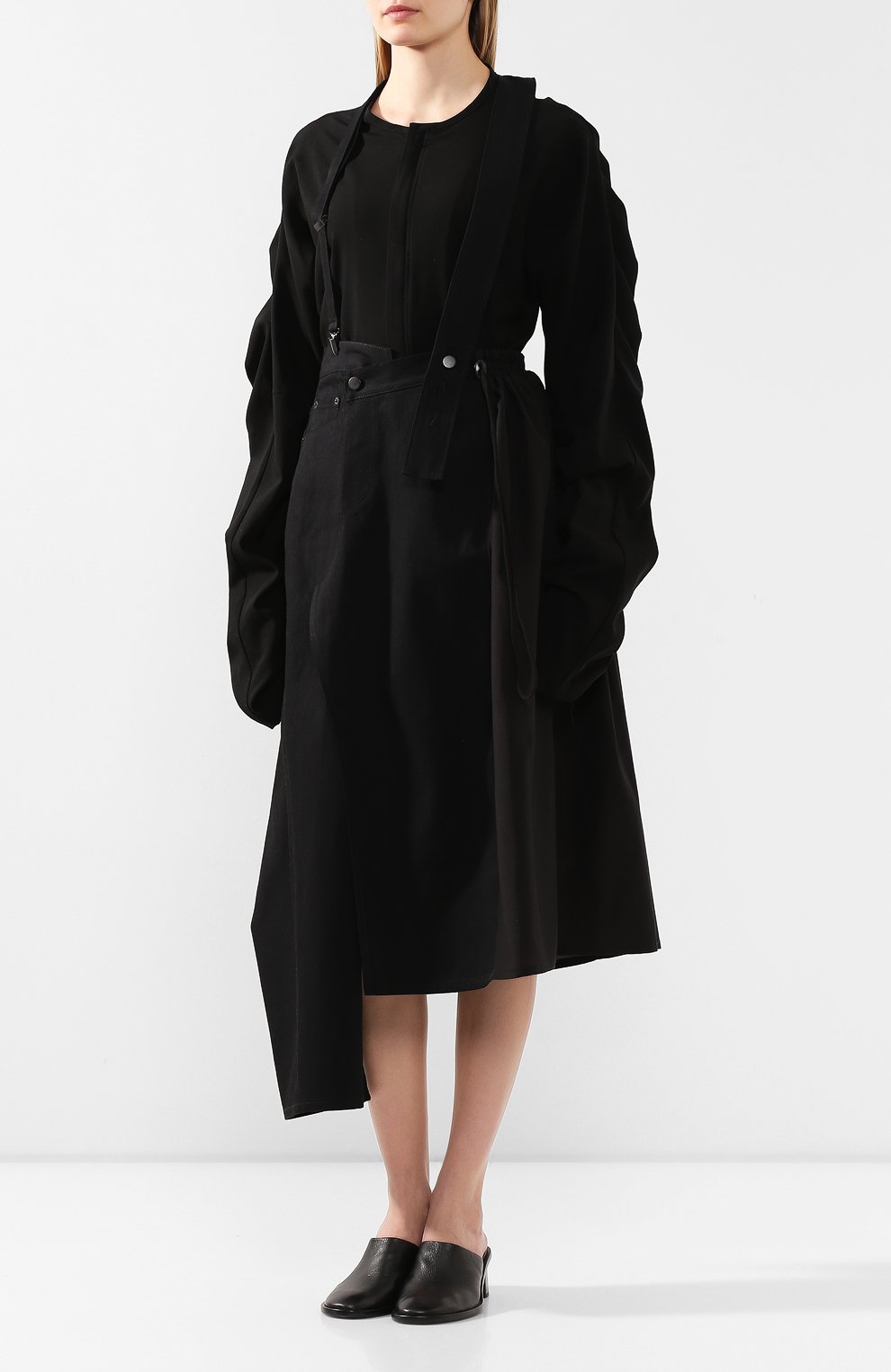 Хлопковые брюки YOHJI YAMAMOTO, арт. FS-P53-801, фото 3