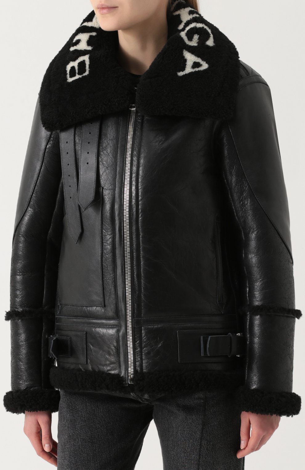 Укороченная дубленка свободного кроя BALENCIAGA, арт. 436548/TSH11, фото 3