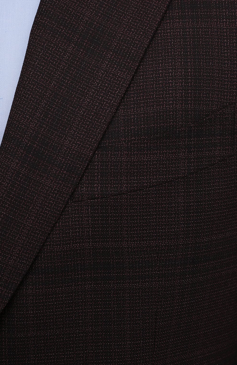 Шерстяной пиджак ZEGNA бордового цвета по цене 399000 руб., арт. 952N05/12C2N0, фото 5 Шерстяной пиджак ZEGNA, арт. 952N05/12C2N0, фото 5