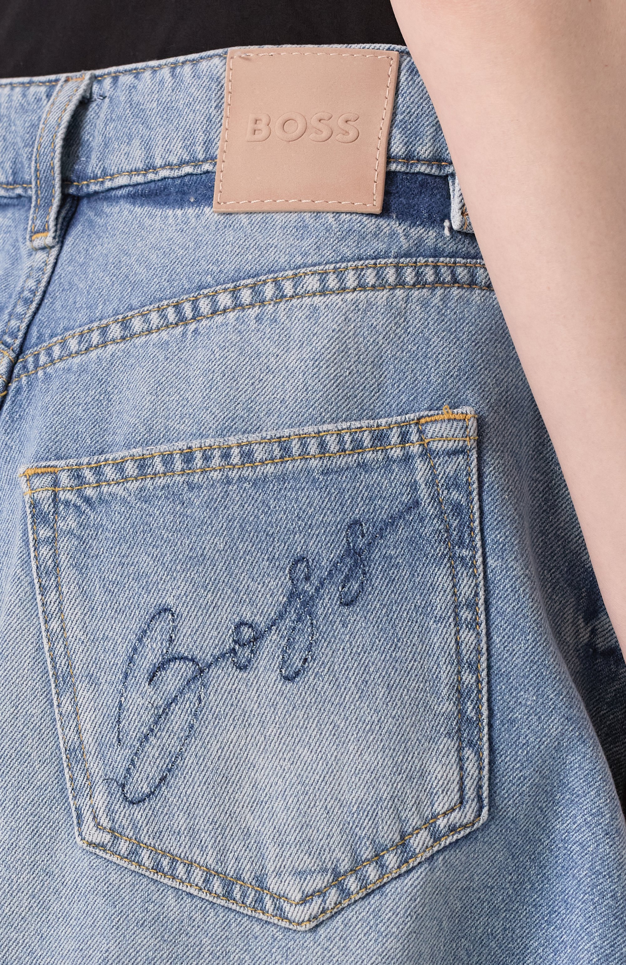 Джинсовые шорты BOSS ORANGE, арт. 50534231, фото 5
