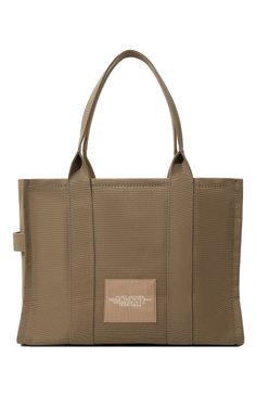 Женская сумка the tote bag large MARC JACOBS (THE) хаки цвета, арт. M0016156 | Фото 5 (Сумки-технические: Сумки-шопперы; Материал: Текстиль; Размер: large; Драгоценные камни: Проставлено; Материал сплава: Проставлено; Нос: Не проставлено)
