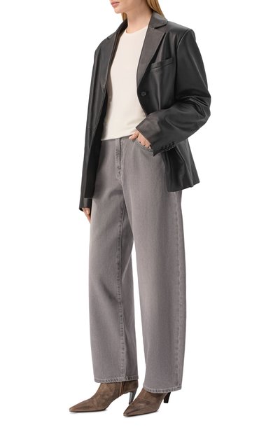 Джинсы bonnie 7 FOR ALL MANKIND серого цвета по цене 27800 руб., арт. 7UF70C31/B0NNIE CURVILINEAR, фото 2 Джинсы bonnie 7 FOR ALL MANKIND, арт. 7UF70C31/B0NNIE CURVILINEAR, фото 2