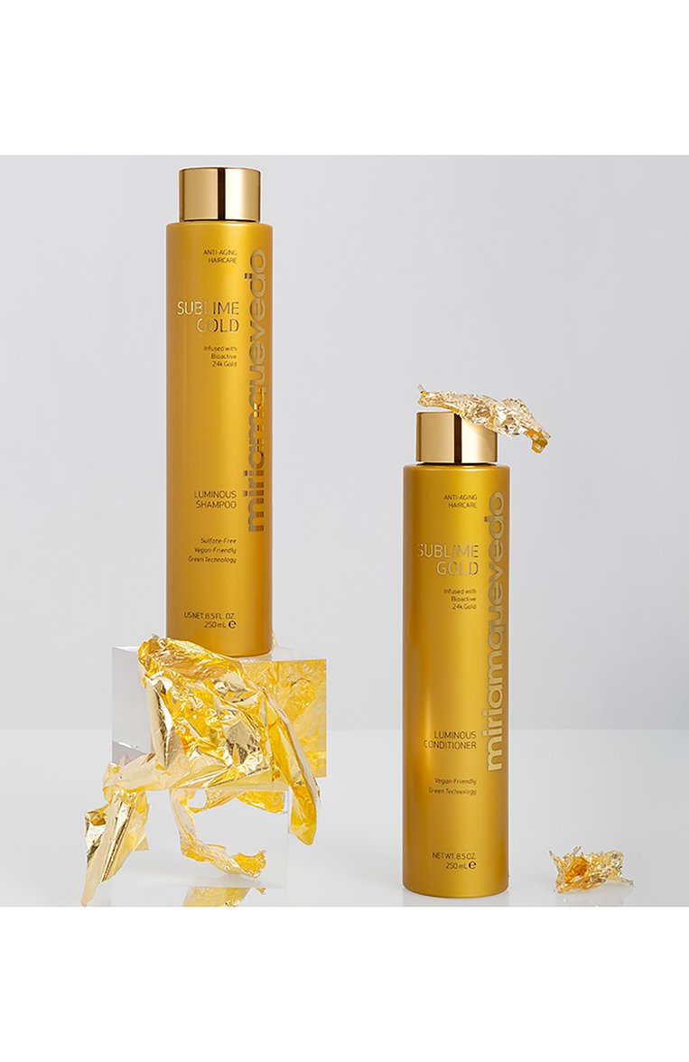 Золотой кондиционер для сияния волос sublime gold (250ml) MIRIAMQUEVEDO, арт. 979, фото 1