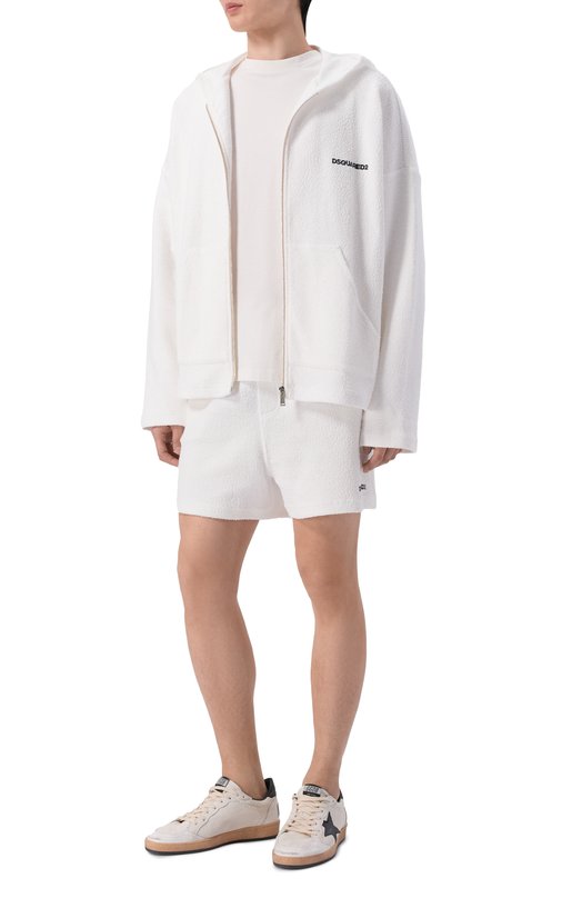 Хлопковая толстовка Dsquared2 D7MK06580 Белый  D7MK06580 Фото 2