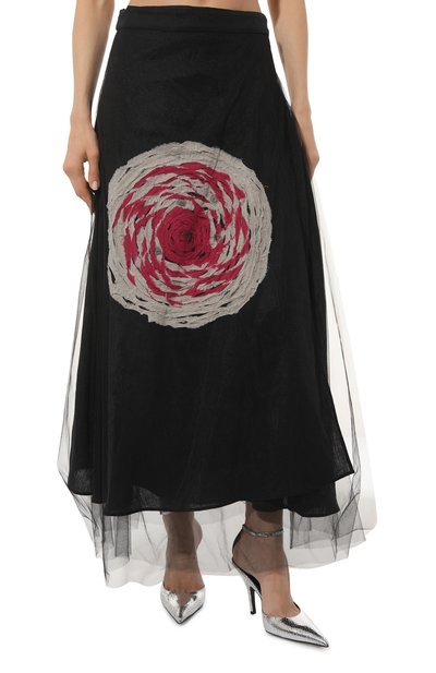 Юбка из хлопка и льна MIDGARD PARIS, арт. B41001, фото 3